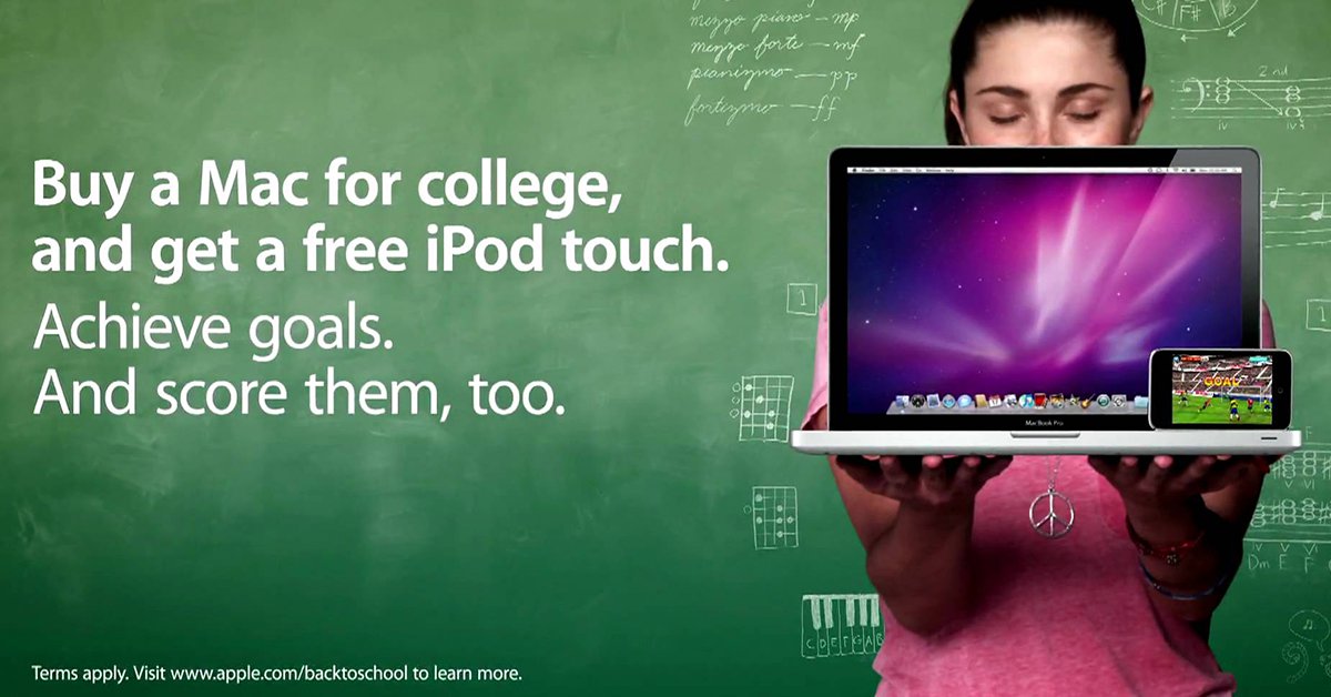 蘋果又開始 Back to school 優惠了！讓我們回顧過去那些同樣令人興奮的送 iPod 優惠吧～