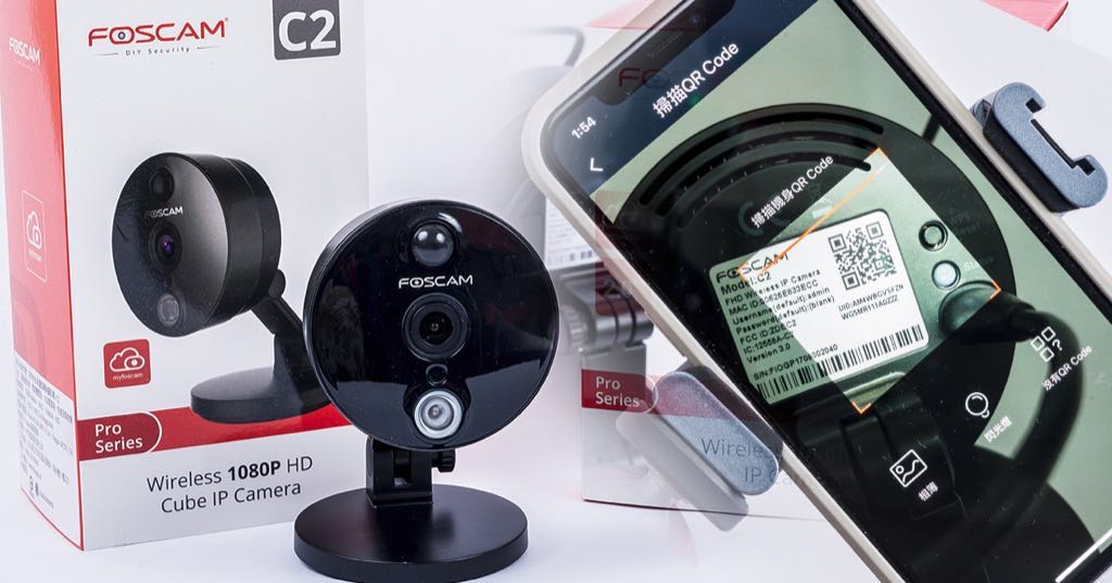 Foscam C2/R2 網路攝影機專屬 App 設定超簡單！只要手機就能搞定～